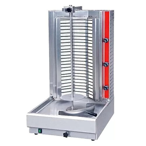 Shawarma Machine with Side Shelves (3 Burner)